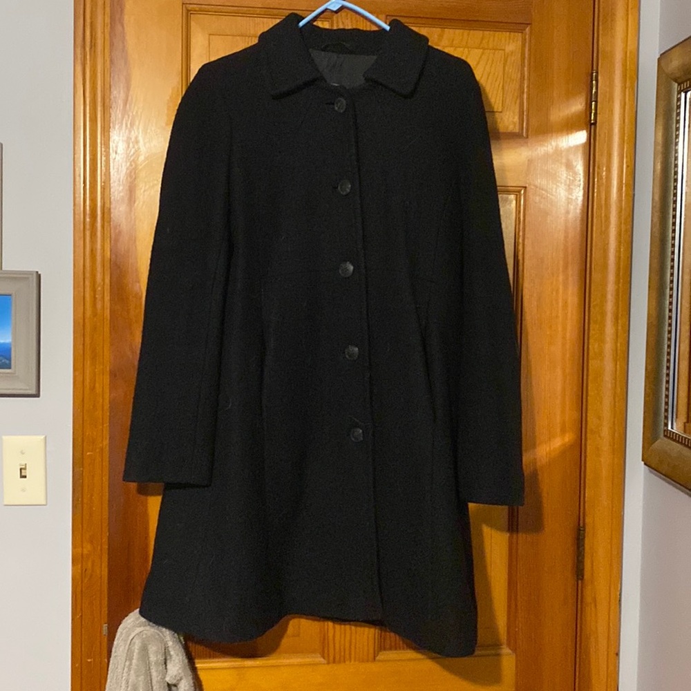 Lands End women’s wool coat 8 petite